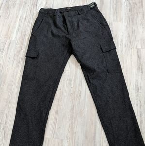 Mens River Island wood blend utility pants 36/32